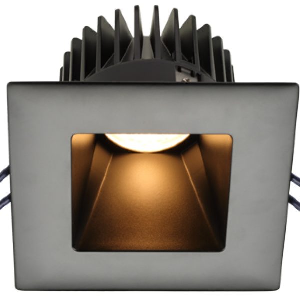 Lotus LD4S – 15 Watt 4″ Square Deep Regressed LED Downlight – 120V