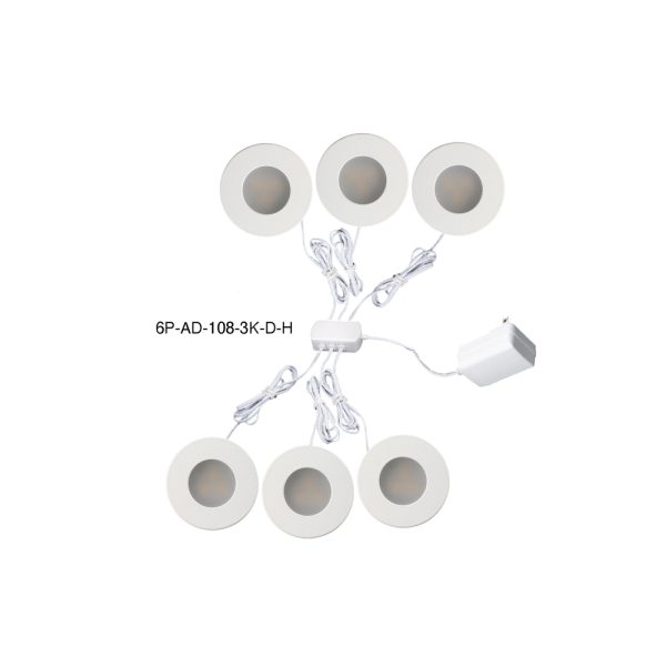 Louts LED Lights – AD-108 – 1Watt – 1″ Mini Puck LED Light – 12v