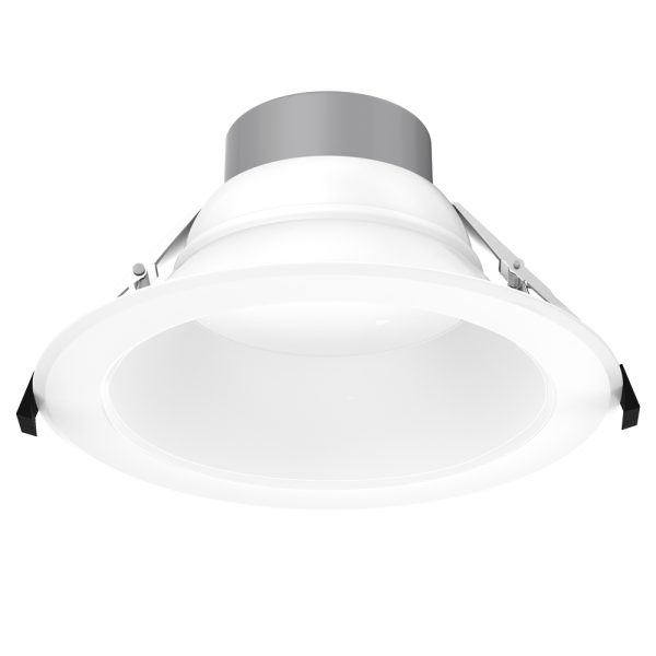 10″ Round Commercial 5 CCT & 5 Wattage Selectable – DL254-10-40W-M-A5C5-HO – White Reflector