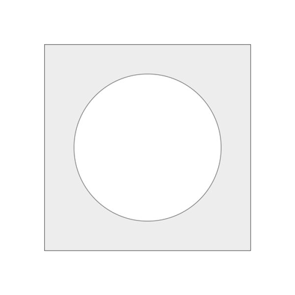 Lotus Square Goof Ring for 10″ Downlights – 14″ Cover Area – GS10-14