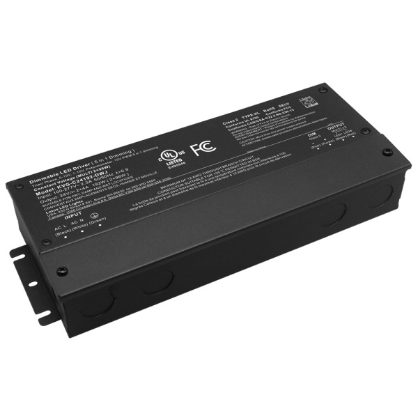 Lotus KVG-C24192-DWJ – 24V DC Driver – 192 Watt – 5 in 1 Dimmable