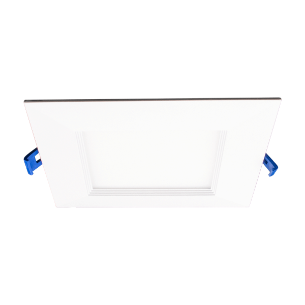 Lotus LED-6-S12W-5CCT-WH-SQ-BF – 12 Watt 6″ Square Regressed Baffle LED Downlight