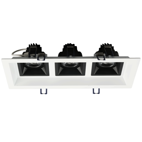 Lotus LED Lights – Multi 3 Head Recessed Fixture for LSG3-HO-TT – LLL-M3
