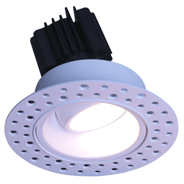 Lotus HIGH OUTPUT 11 Watt 3″ Round Regressed LED Gimbal Trimless – LRG3-HO-IT