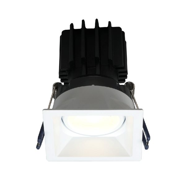 Lotus HIGH OUTPUT 11 Watt 3″ Square Regressed LED Gimbal Thin Trim – LSG3-HO-TT